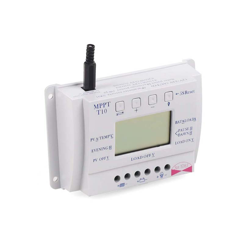 PWM 20A 10A Solar Panel CHARGE Regulator Controller T10 T20 12V 24 V Auto LCD-display Licht en Dual Timer